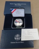 2005 US Mint USMC Iwo Jima Silver Dollar Coin