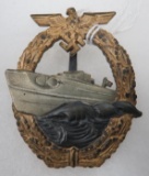 WWII German E Boat Combat Badge 2nd Pattern