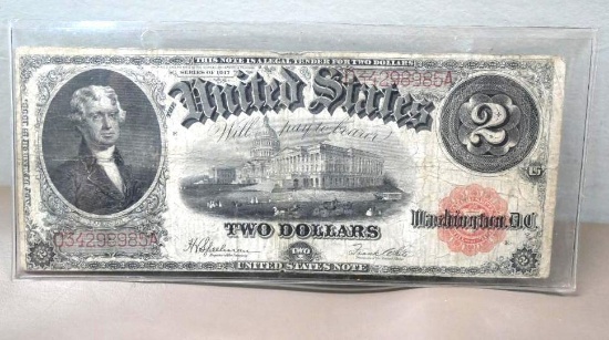 Series 1917 Two Dollar Bill