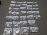 33 Limited Edition Uncirculated One Dollar Coins