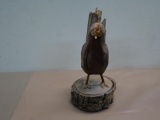 Ben Ortega Wooden Bird Statue