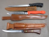 Western and Gerber Fillet Knives