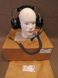 US Military Argonaut F-18 Head Sets with Boom Mikes