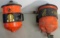 Two Early Fram Model FH6-PL Oil Filters