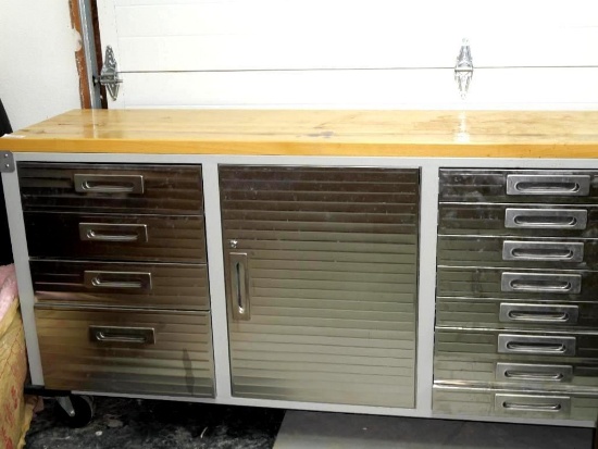 Rolling Stainless steel Tool box