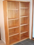 Two Oak Book Cases