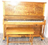 Monarch Player Piano with Bench