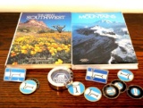 Prcelain Badges with Southwest Books