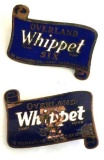 Two Whippet Overland 6 Badges