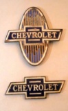 Two Chevy Badges