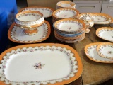 Forty Pieces of Hand Painted China