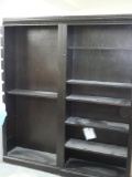 Two Black Shelving Units