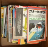 Box of 1960's Car & Driver - Road & Track Magazines