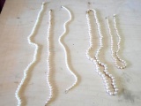 Five Pearl Necklaces