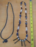 Two unmarked Beaded Necklaces