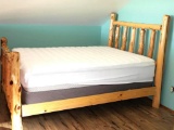 Queen Size Log Bed