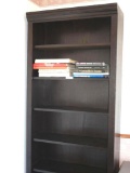 Two Dark Brown Book Cases