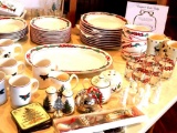 45 Pieces of Dansk Christmas China