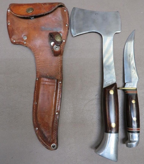 Western Knife Hatchet Combo