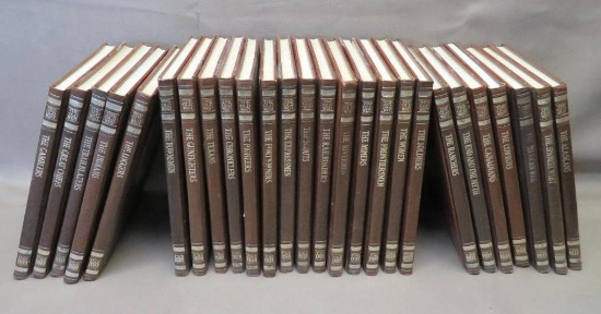 Leather Time Life Old West Book Set