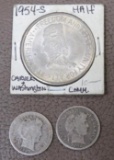 Three US Silver Coins