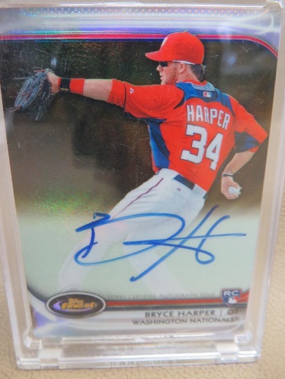 2012 Bryce Harper Washington Nationals AR-BH Signed Finest Performance Baseball Card