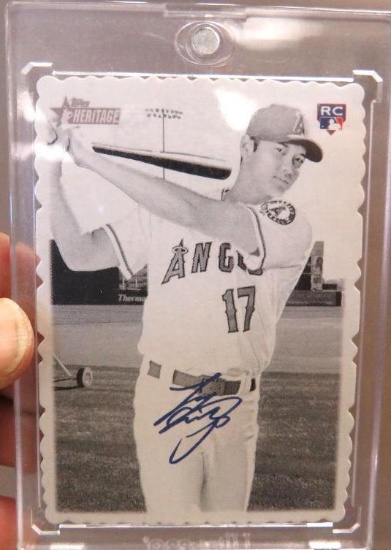 Topps 2018 Shohei Ohtani Signed Limited Edition Heritage Card