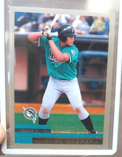 2000 Topps Miguel Cabrera RC t-40 Baseball Card