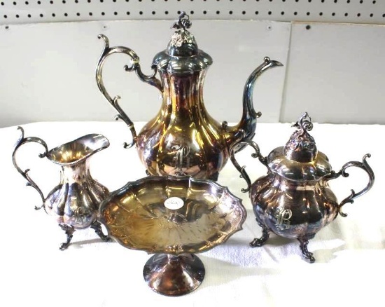 Amazing Silver Plate Tea Service!