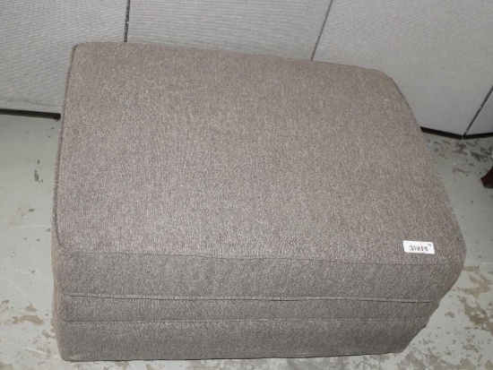 Gray Ottoman by Hickory Craft