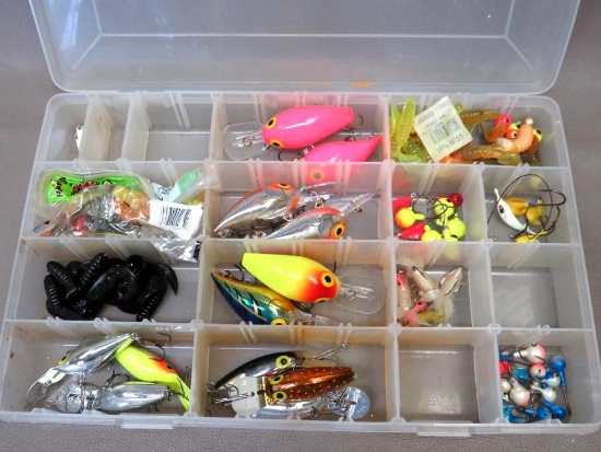 Poly Organizer Loaded With Fishing Tackle