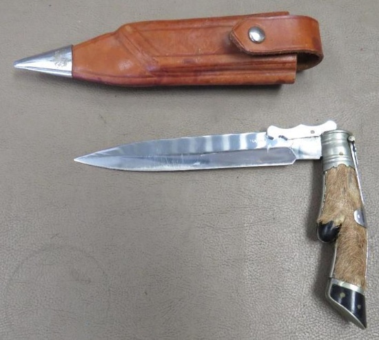 Toledo Spain Folding Hunting Knife
