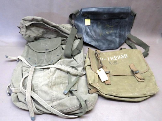 WWII US Military Field Gear