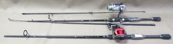 Two Jawbone Spinning Rods with Reels