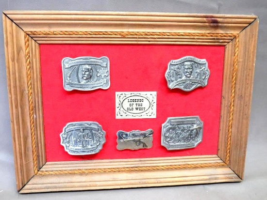 Legends of the Old West Belt Buckle Collection