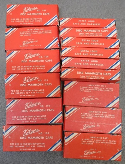 Kilgore No 108 Cap Gun Caps