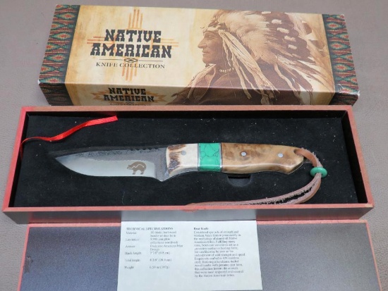 Native American Knife Collection Bear Knife