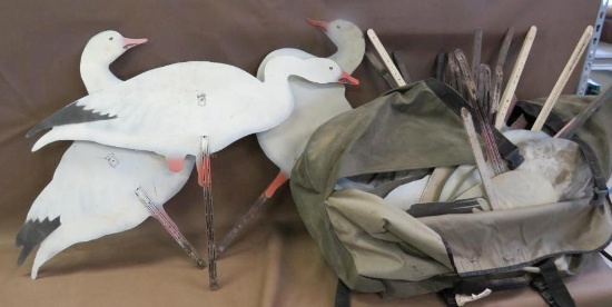 Outlaw Snow Goose Silhouette Decoys
