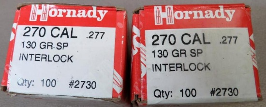Hornady 270 Cal Bullets for Reloading
