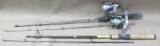 Two Spinning Rods with Open Face Reels