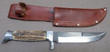 Vintage Stag Handled Hunting Knife