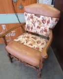 Roy Rogers and Trigger Upholstered Arm Chair