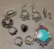 Assorted Silver Jewelry