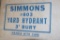 Two Simmons #803 Frost Proof Yard Hydrants