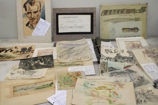 Don Winterbourne Army Sketch Collection