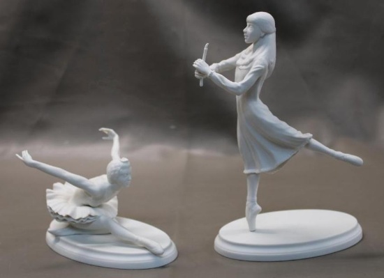 Two Boehm Studios Porcelain Ballerinas