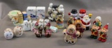 Great Collection of Antique Japanese and Christmas Salt N Pepper Shakers