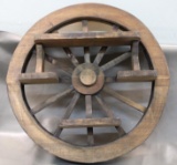 Wagon Wheel Shelf