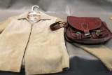 Vintage Leather Coat and Purse