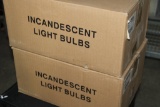 Two Boxes GE Incandescent Light Bulbs
